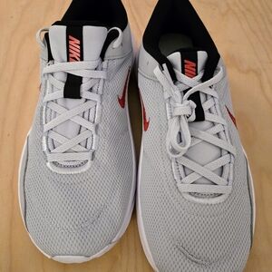 Nike Gray and Red Sneakers